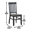 Raven - 6 Piece Dining Set - Dark Brown
